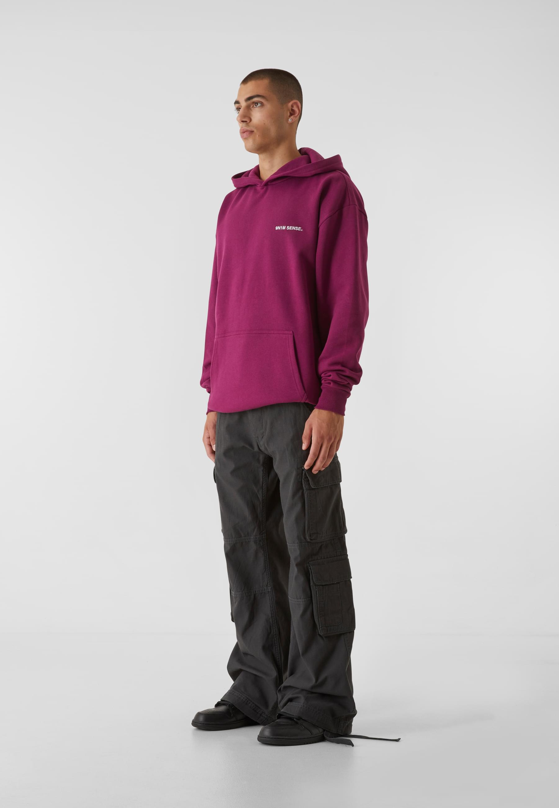 Essential Hoodie | aubergine