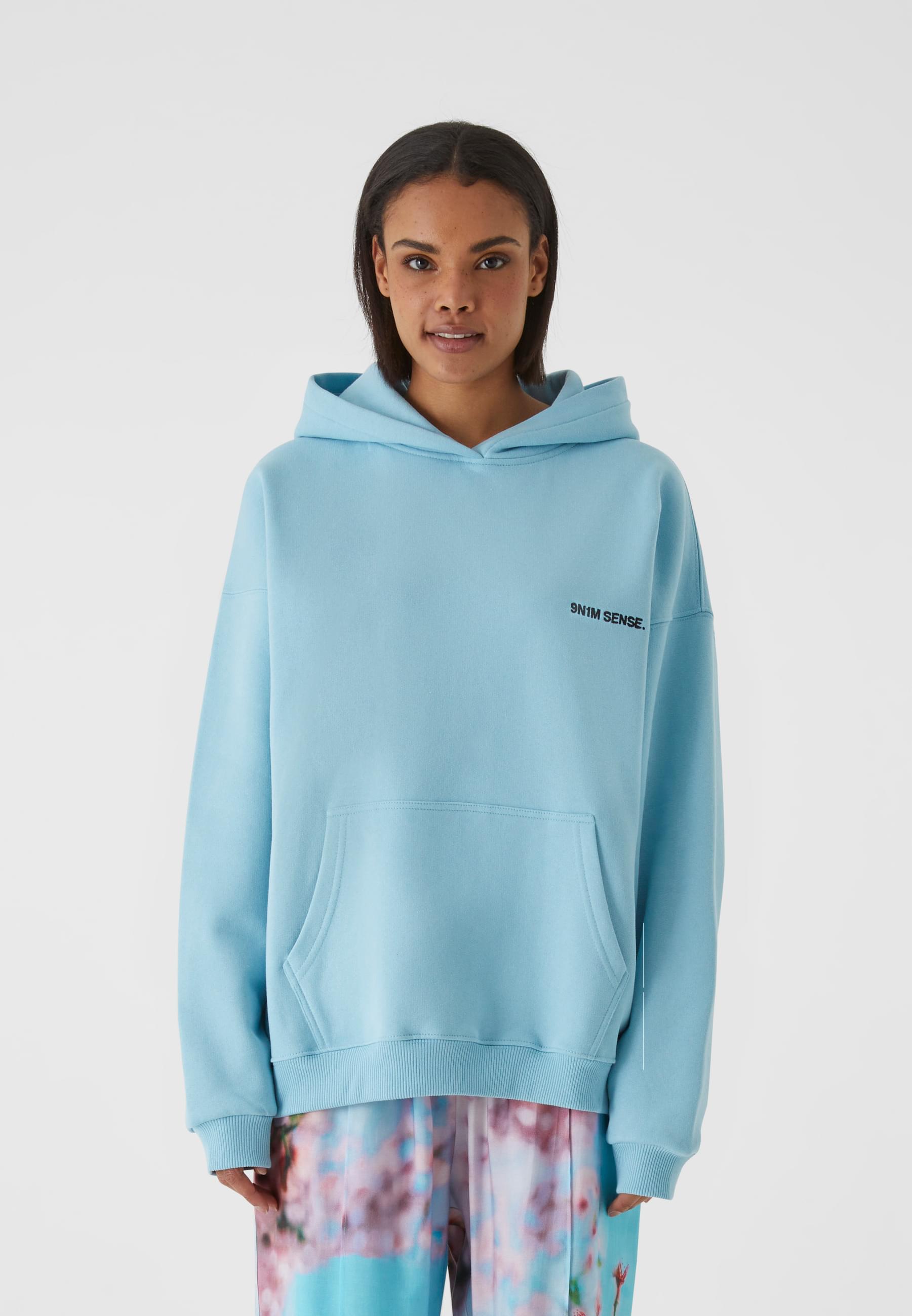 W-Essential Hoodie | turquoise