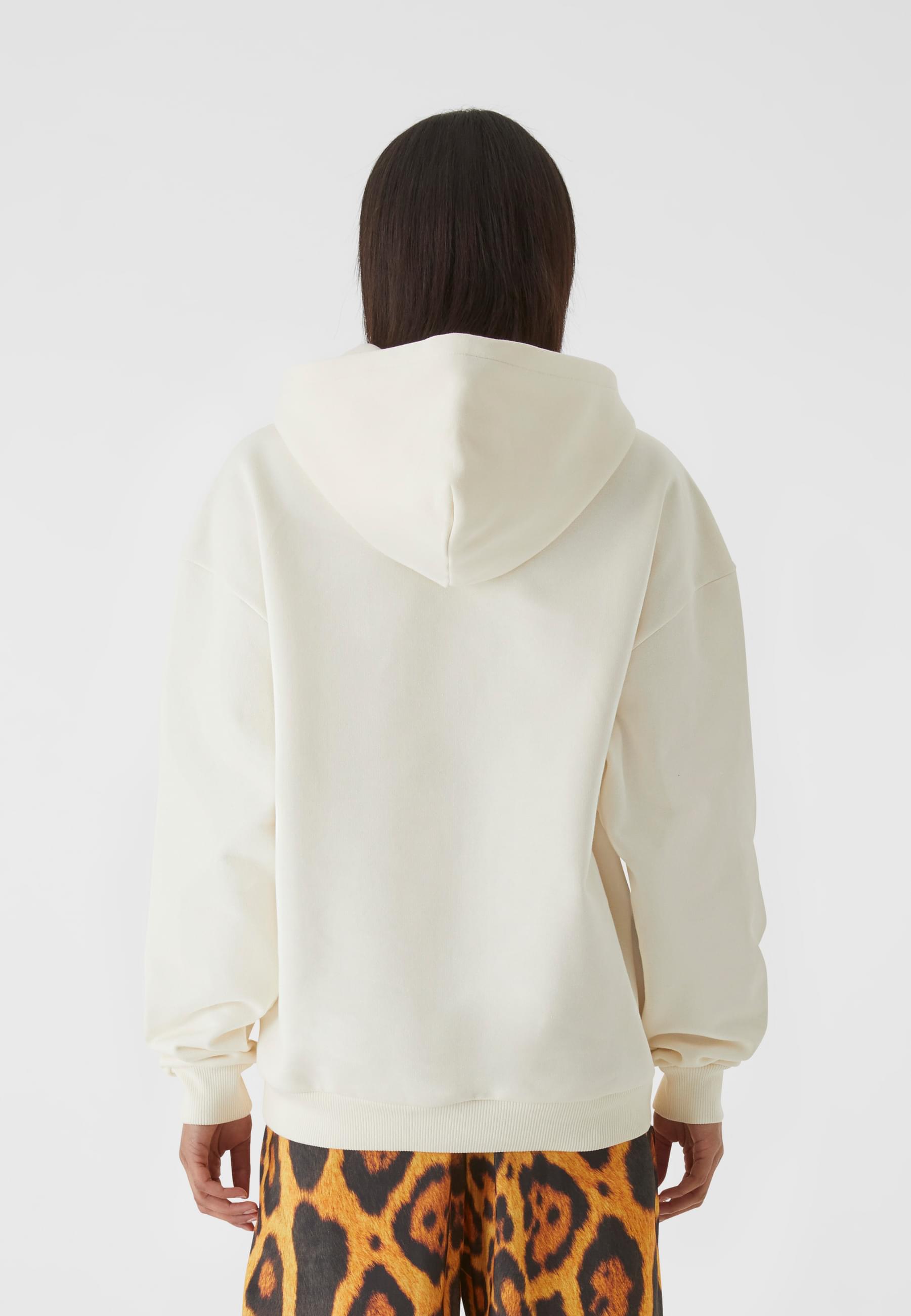 W-Essential Hoodie | offwhite