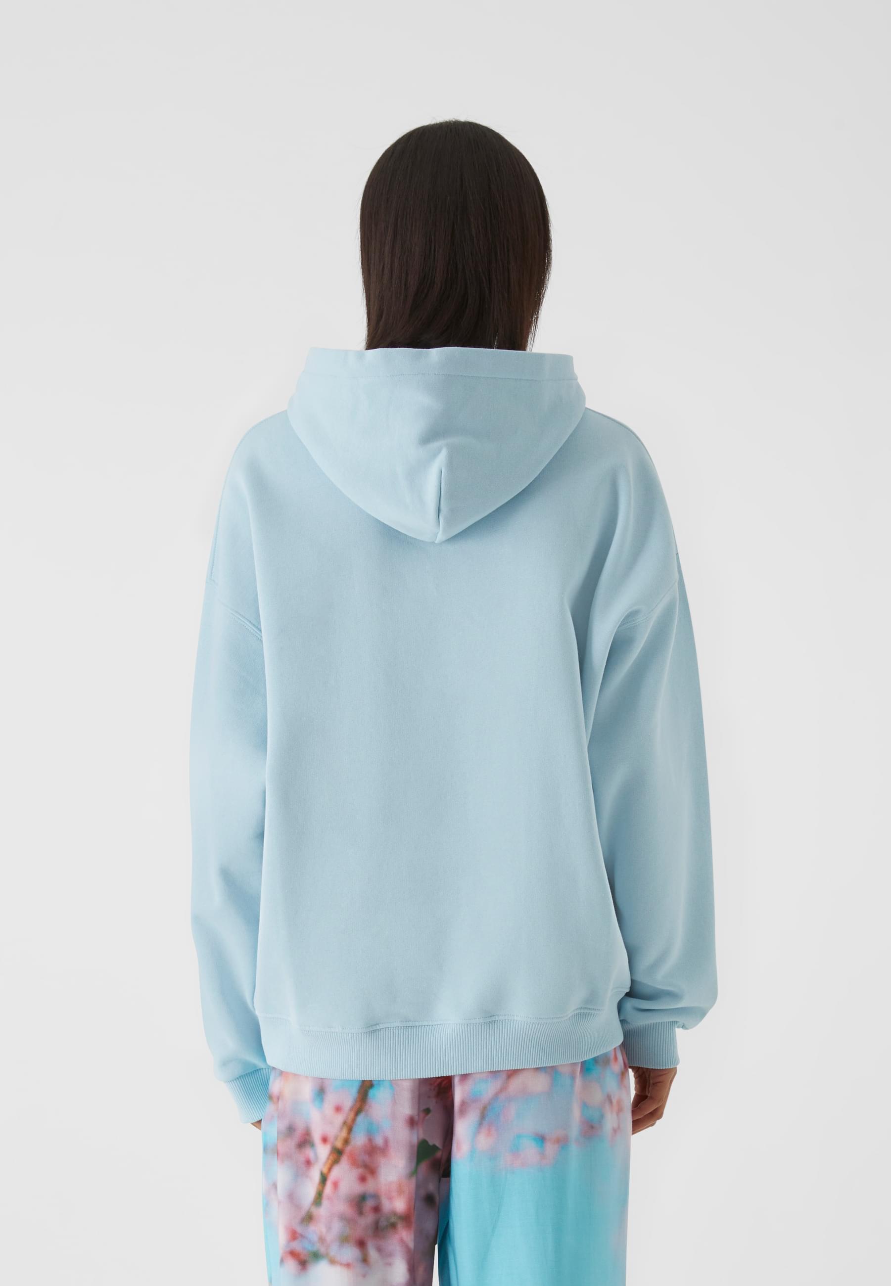 W-Essential Hoodie | babyblue