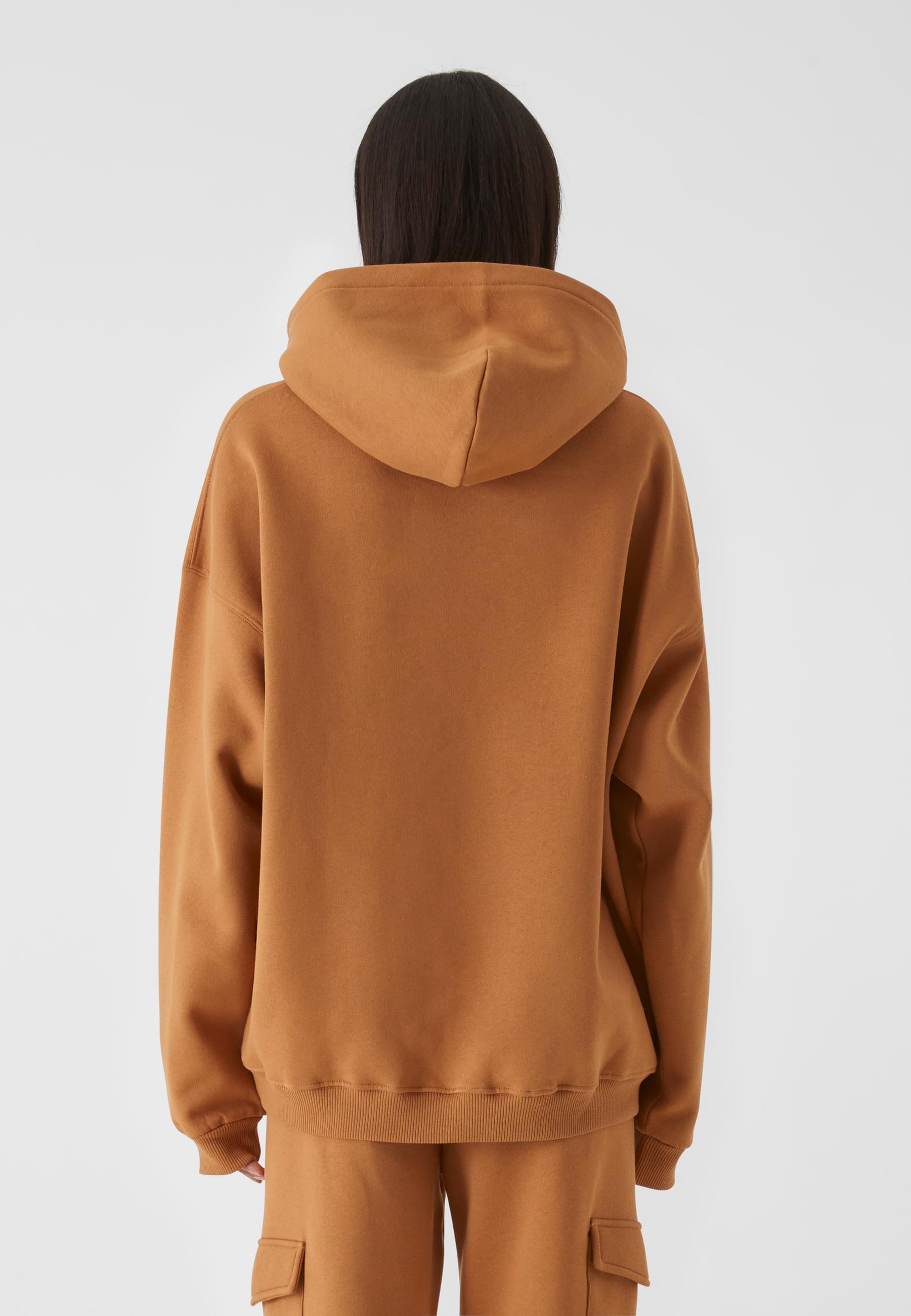 W-Essential Hoodie | coffee