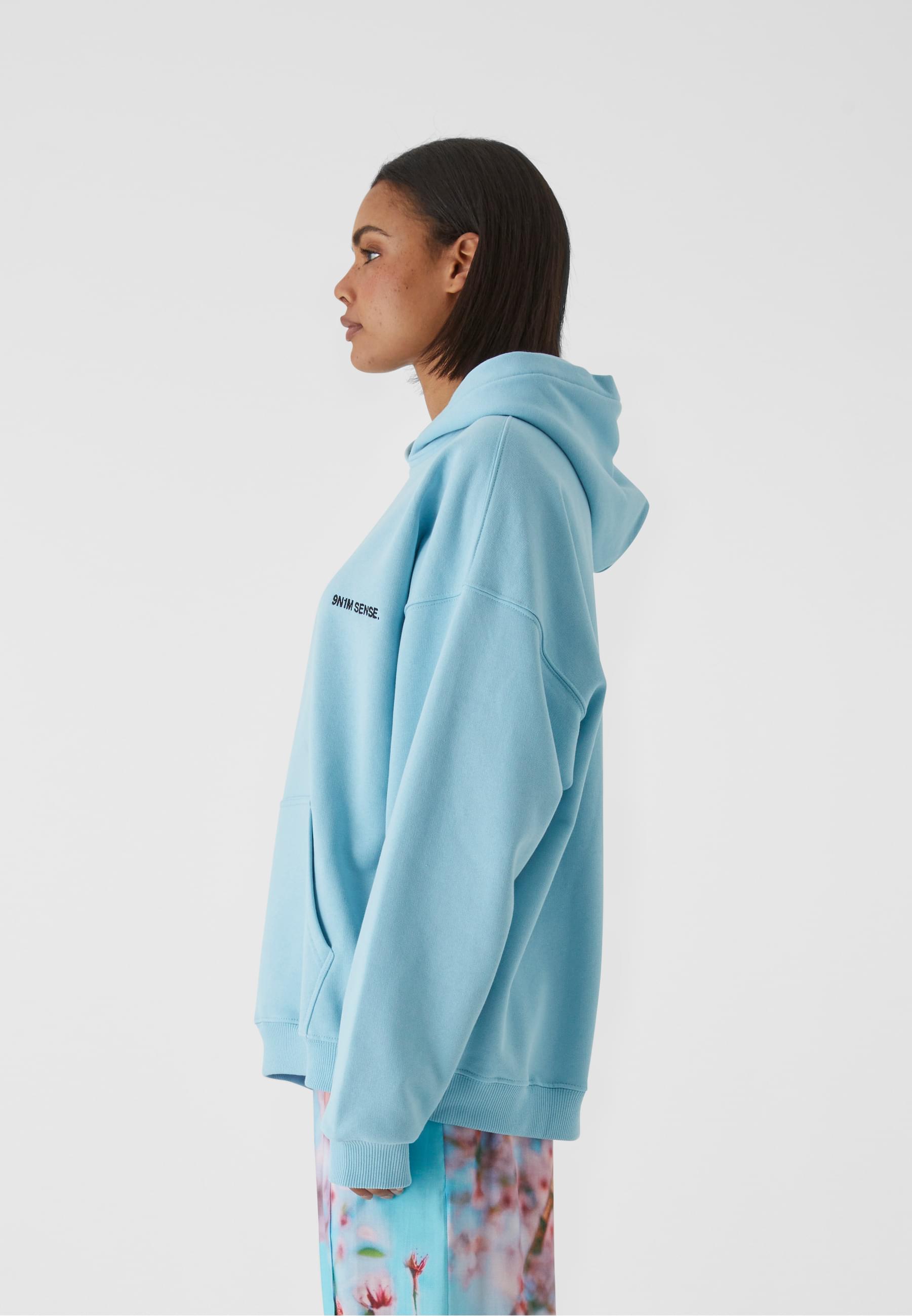 W-Essential Hoodie | turquoise