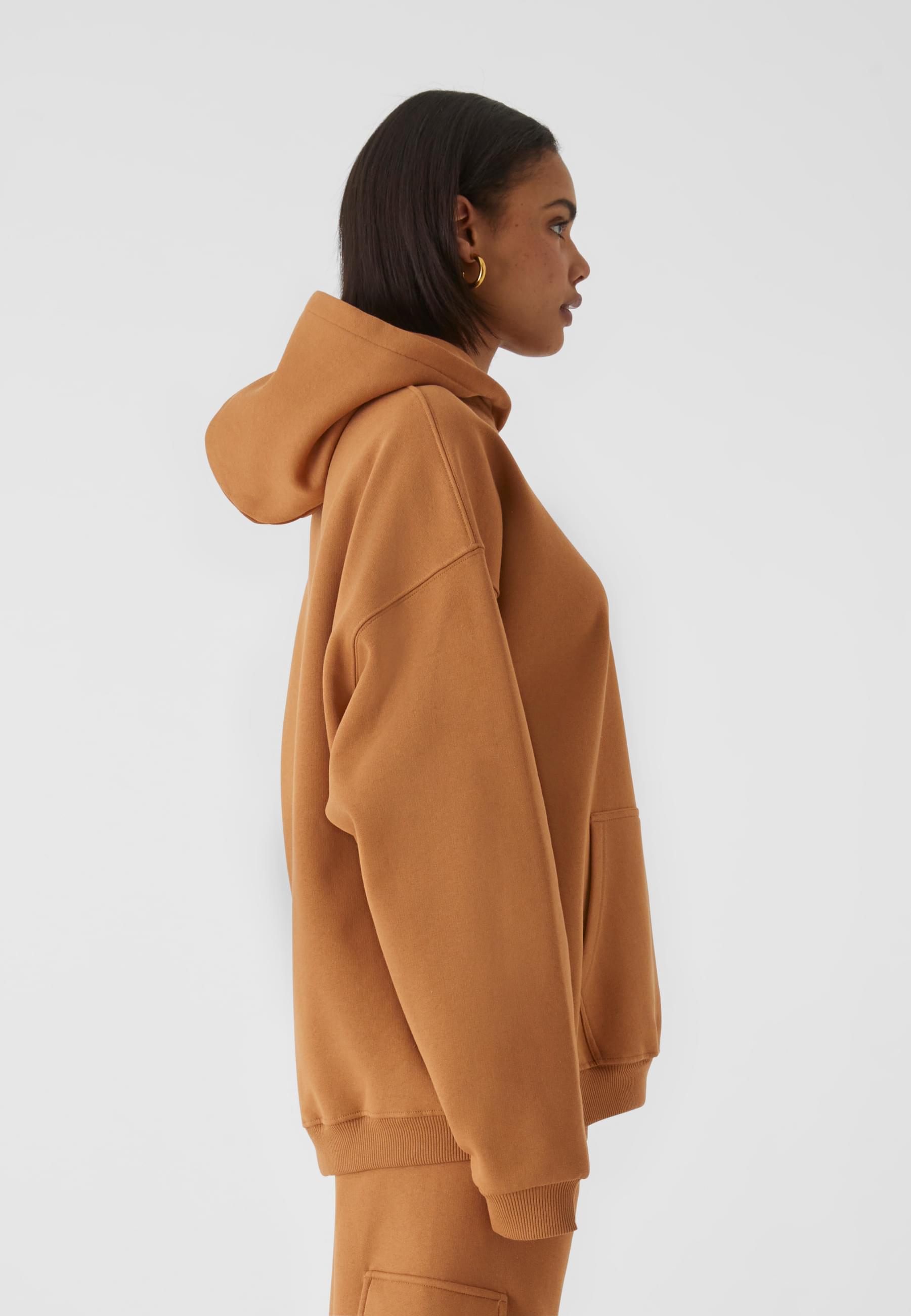 W-Essential Hoodie | coffee