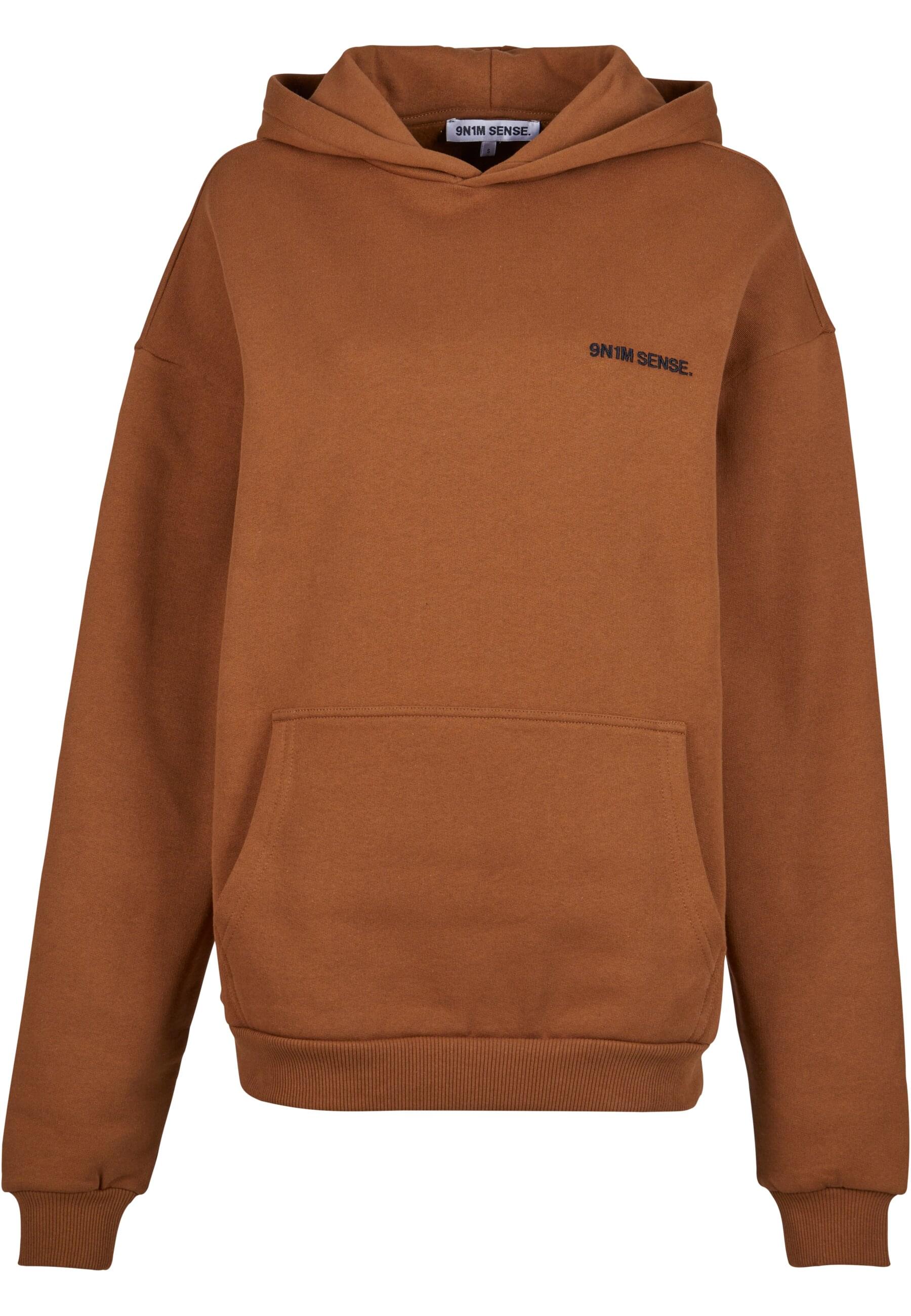 W-Essential Hoodie | brown