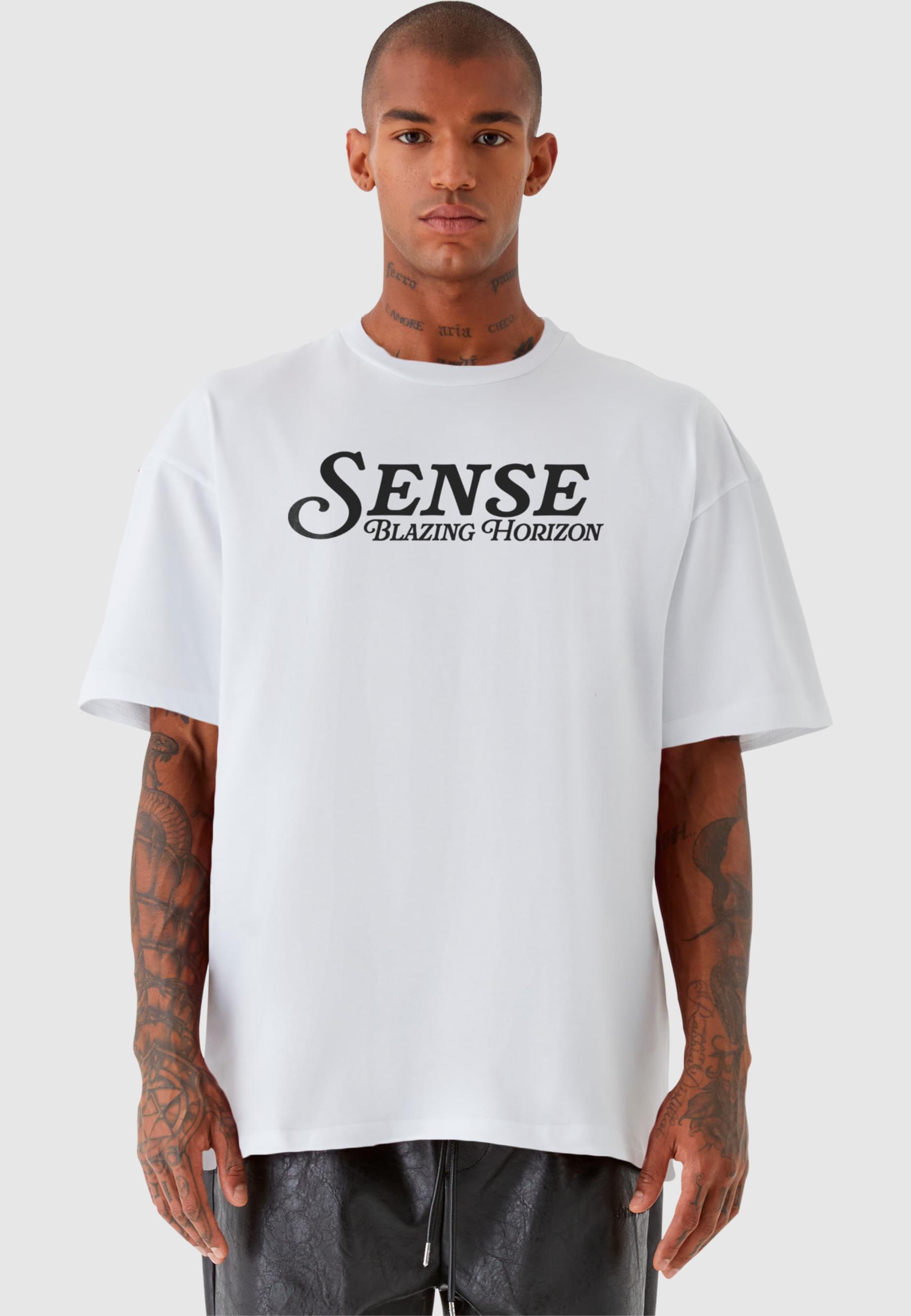 SENSE Blazing Horizon Tee | white