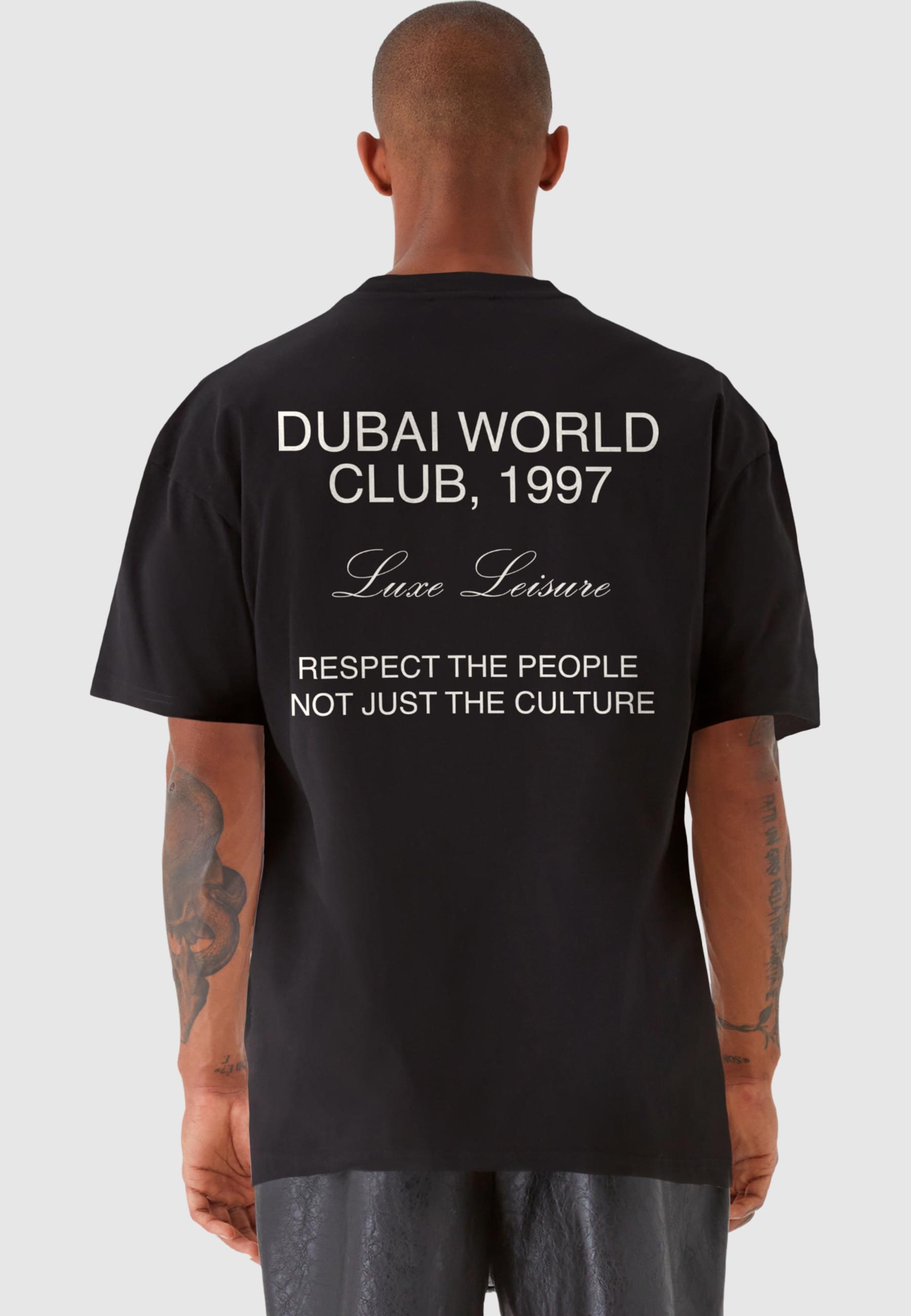 SENSE Dubai World Tee | black