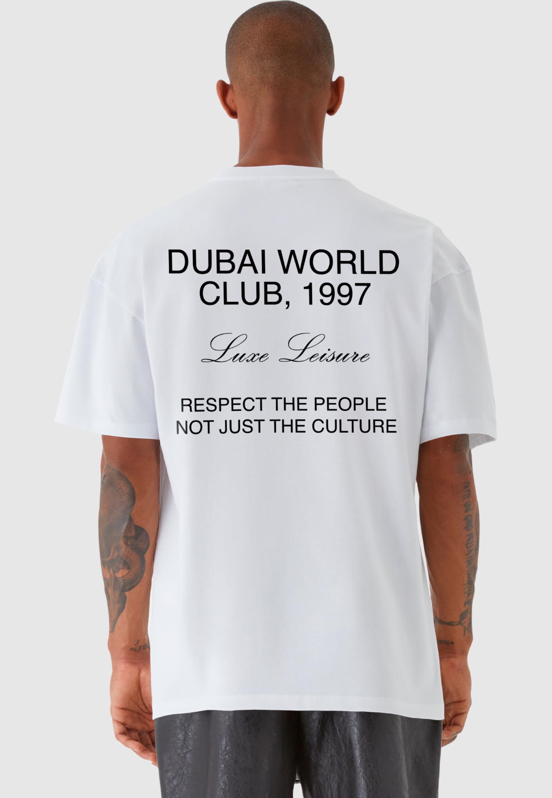 SENSE Dubai World Tee | white