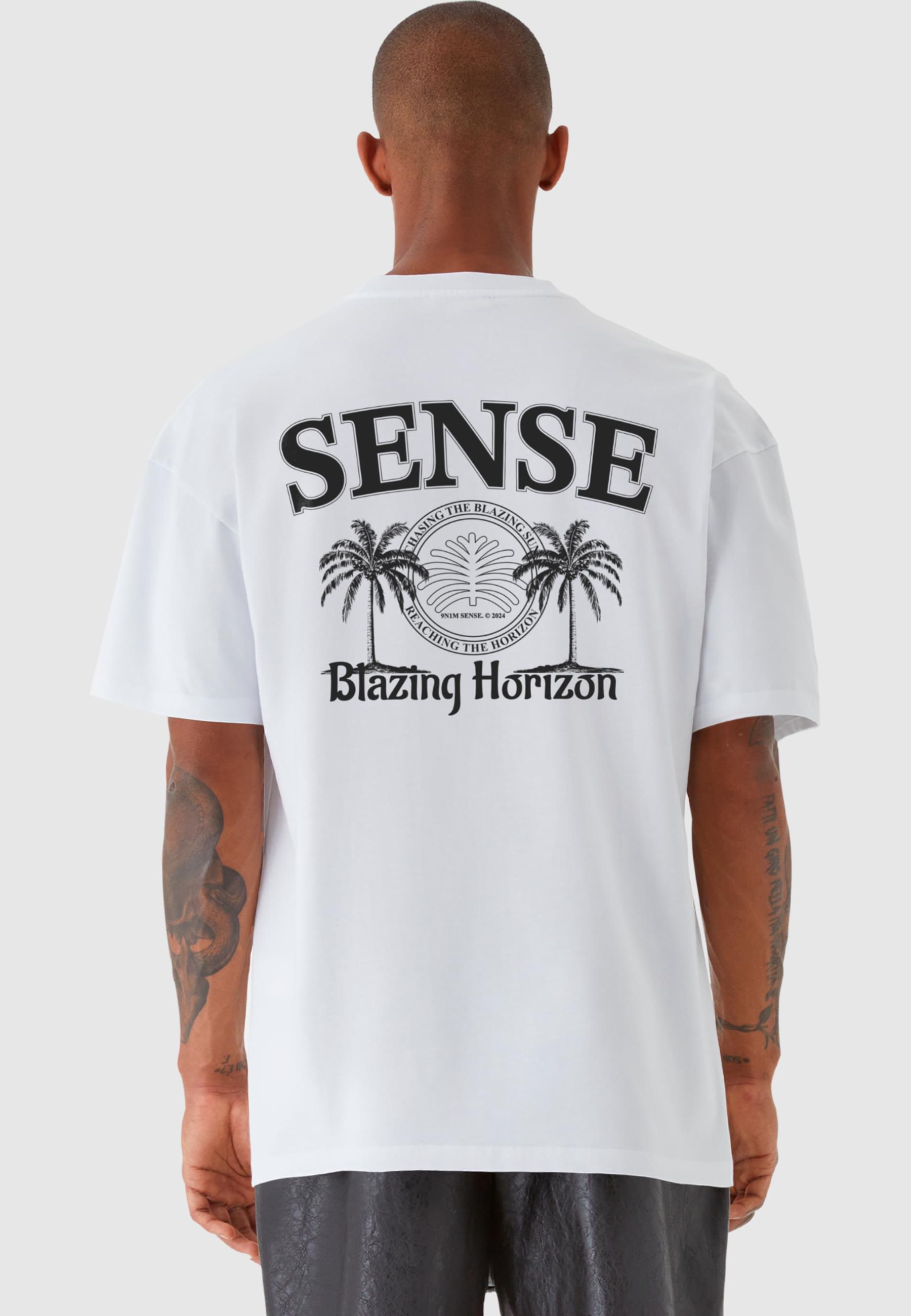 SENSE Blazing Horizon Palm Tee | white