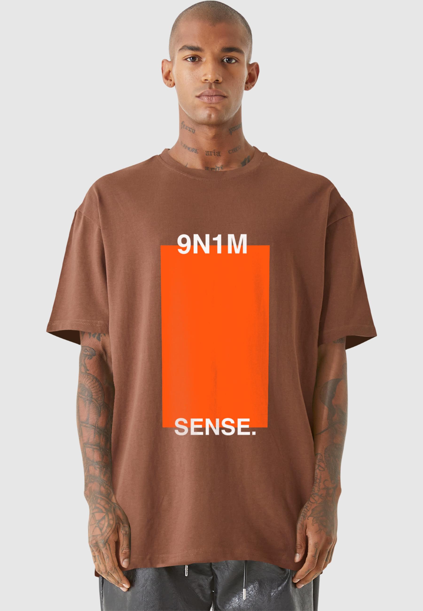 SENSE Orange Square Tee 2 | bark