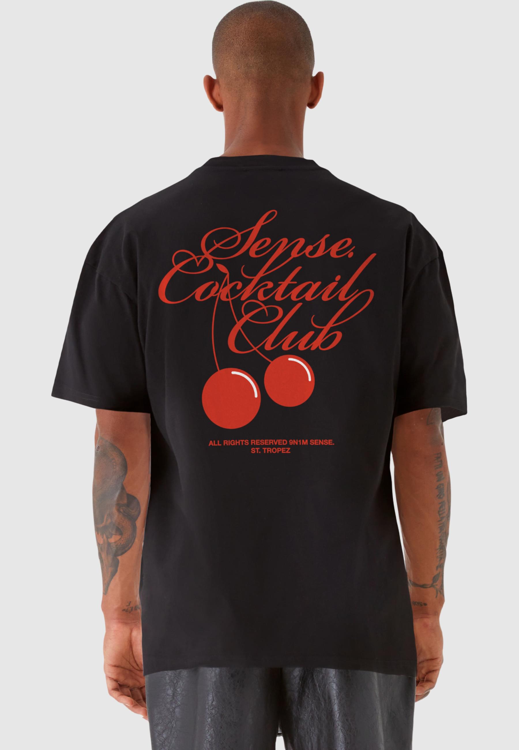 SENSE Tee Cocktail Club 2 | black