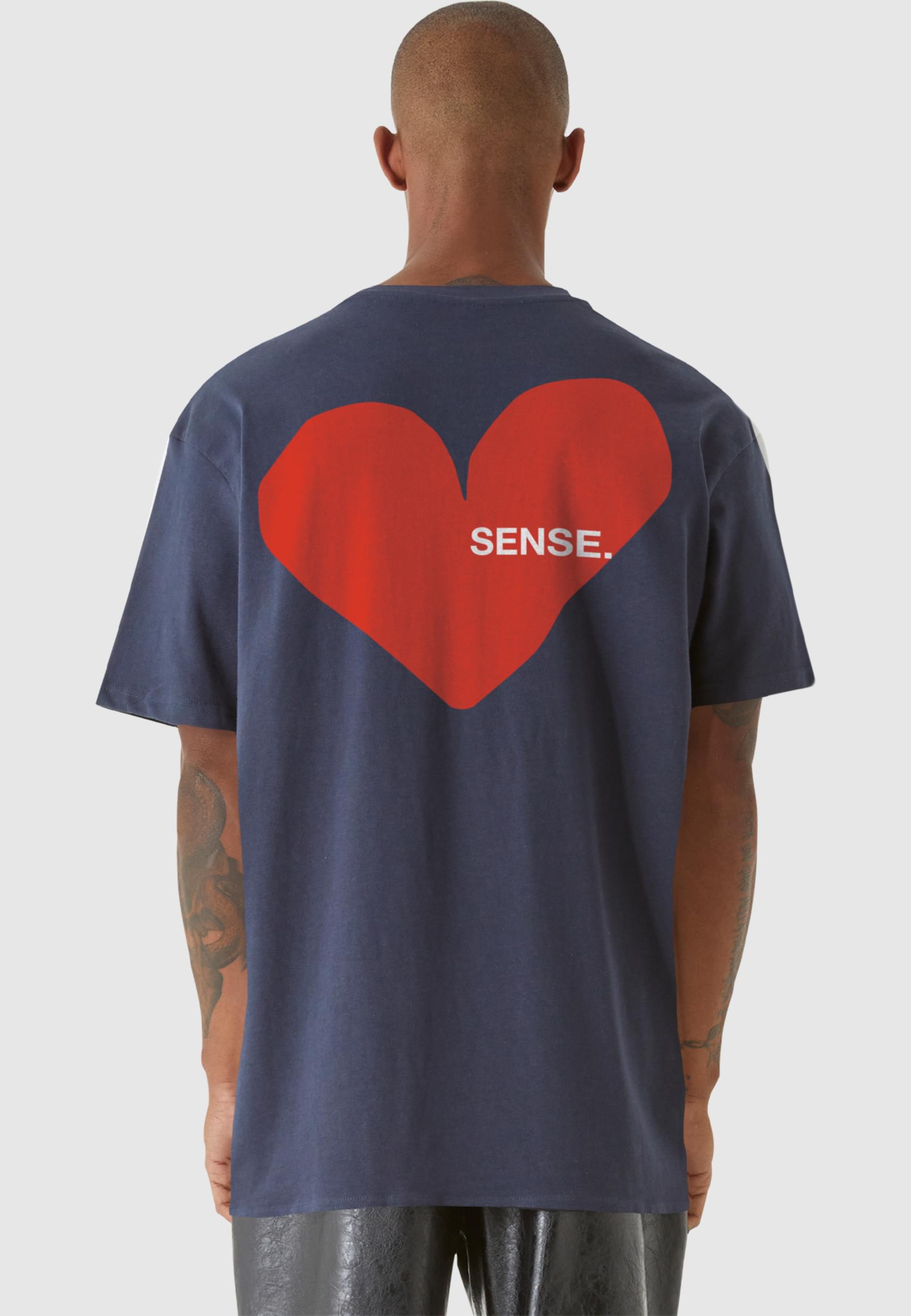 SENSE Tee Heart | navy