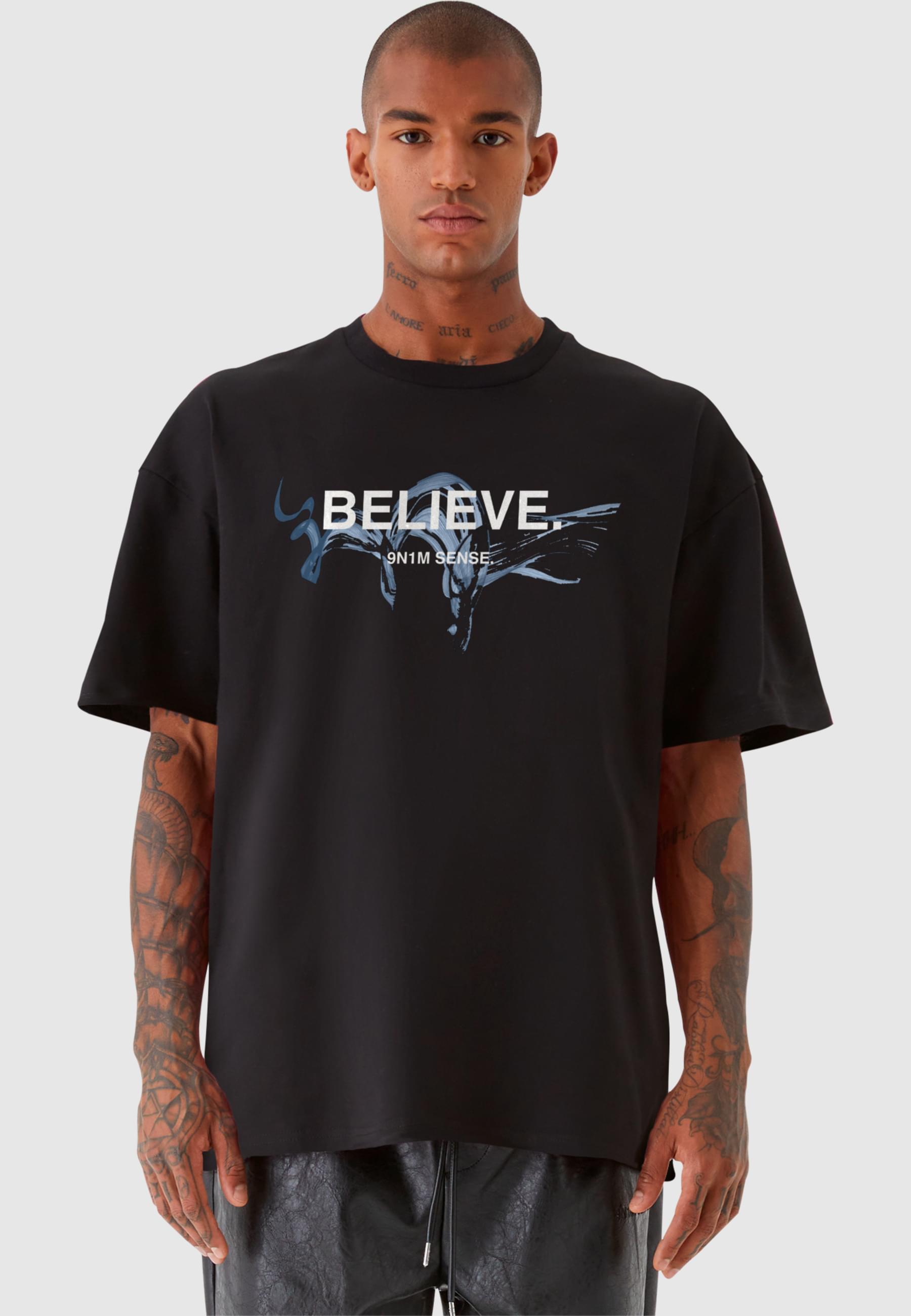 SENSE Tee Believe | black