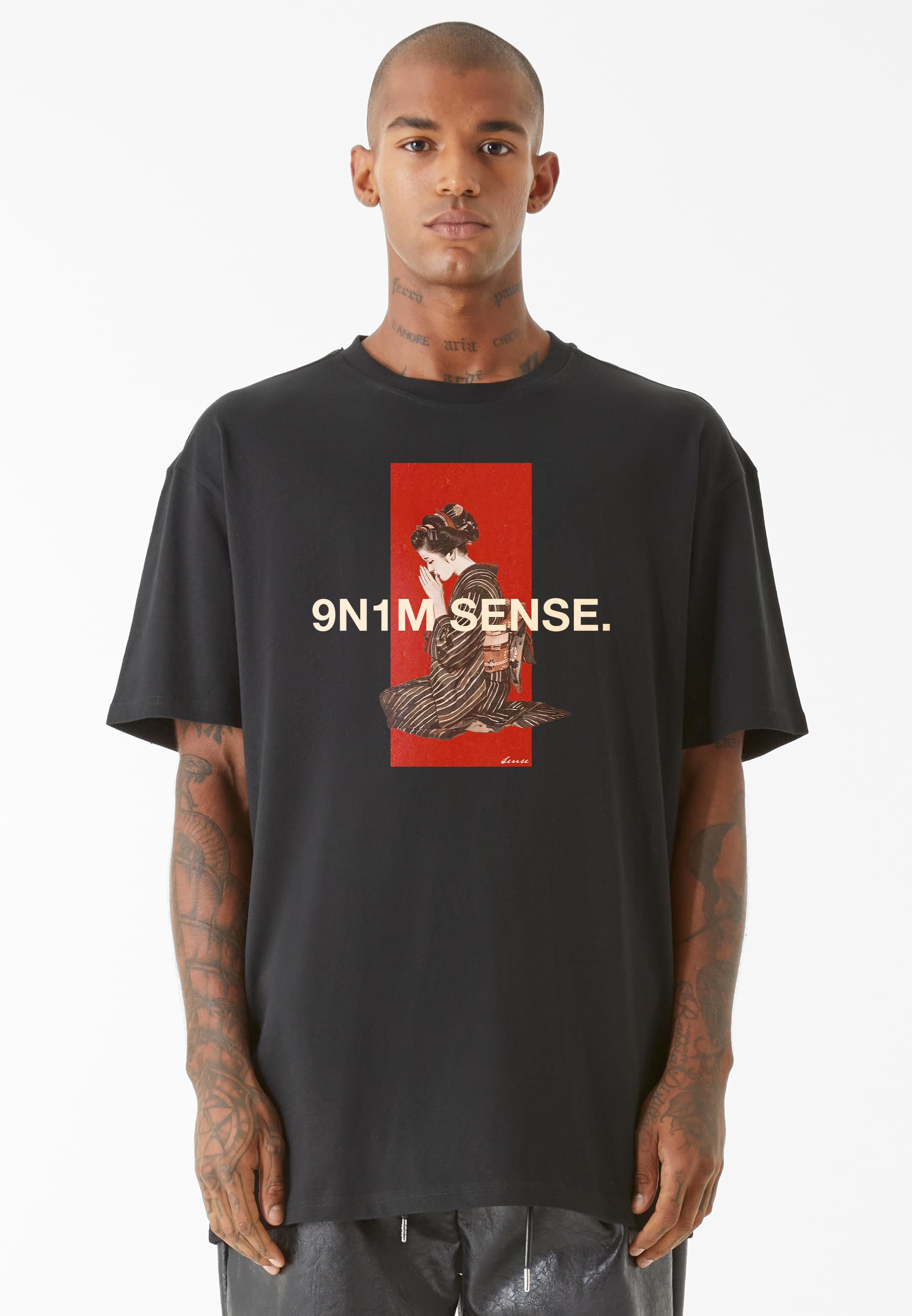 SENSE Tee Geisha | black