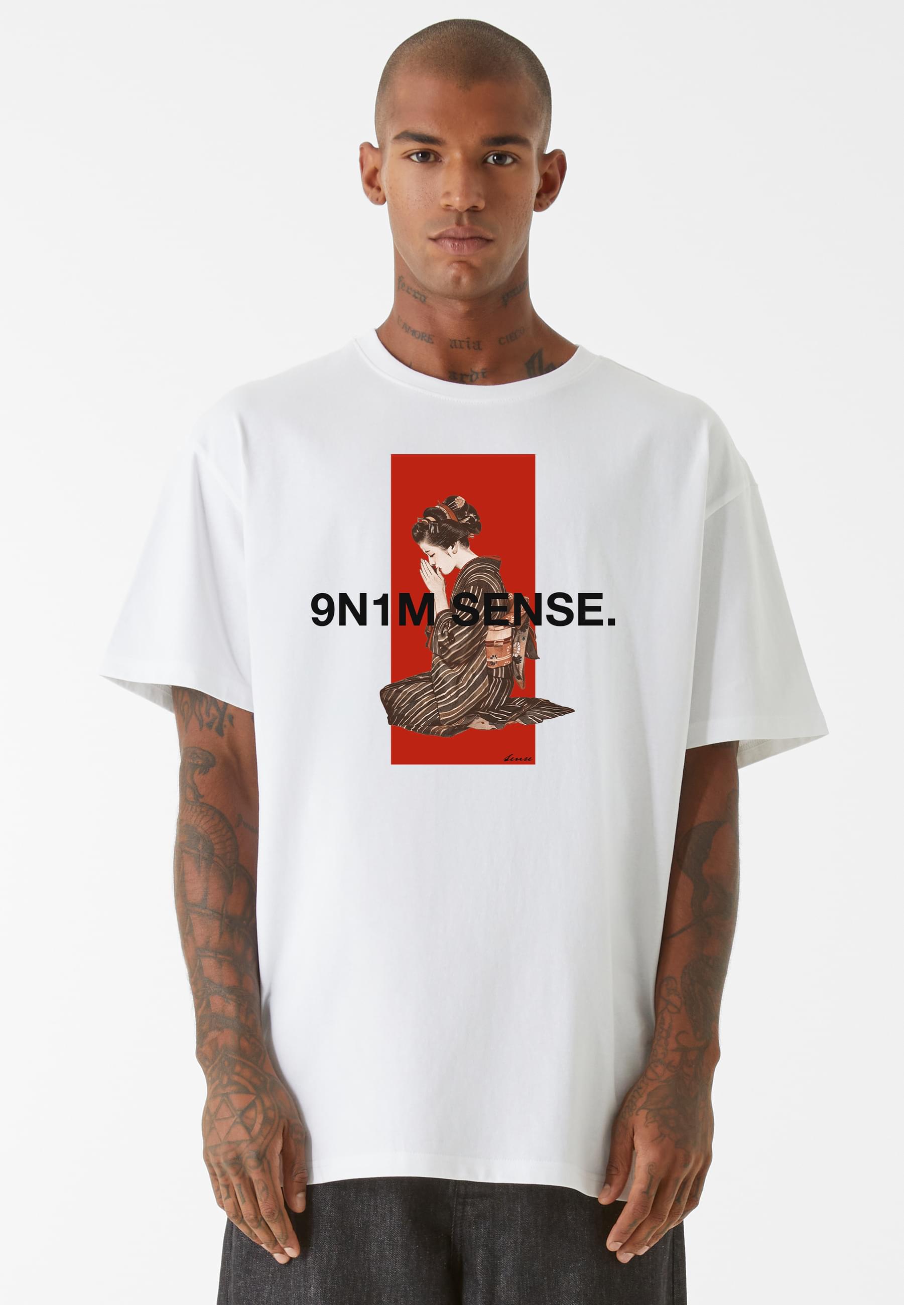 SENSE Tee Geisha | white